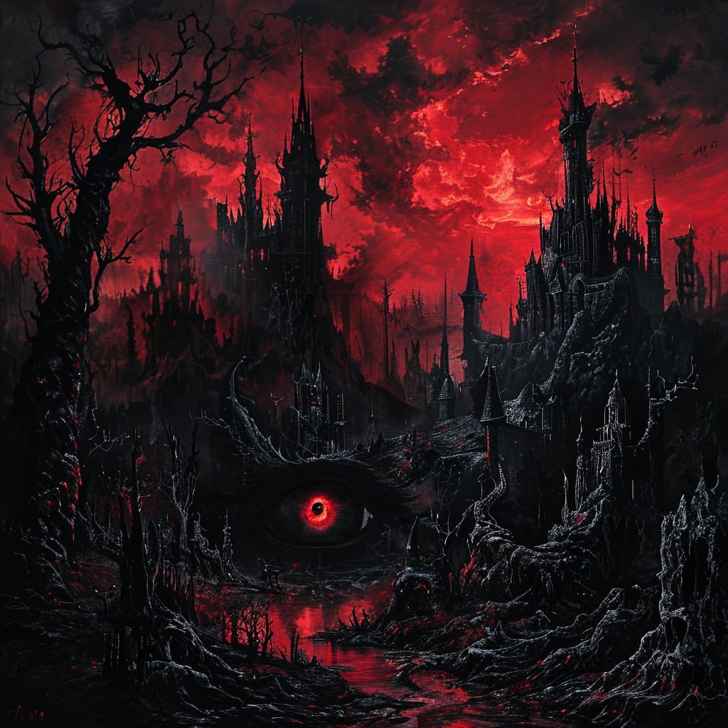 Black Dead Eye world illustration