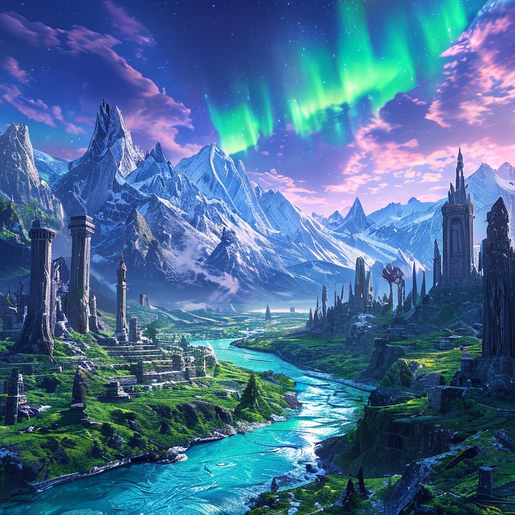 The Continent of Havenreach world illustration