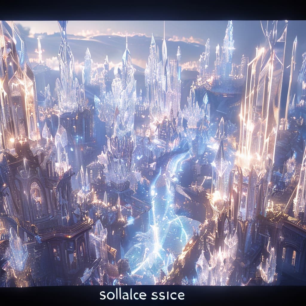 Kingdom of Solace - Utopia world illustration