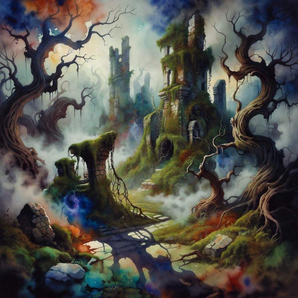 Conquest world illustration