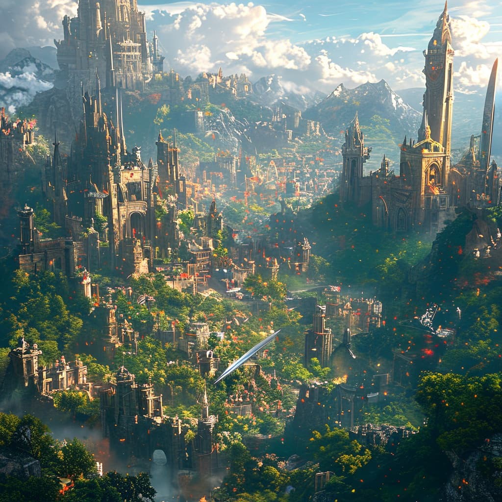 World of Forsena world illustration