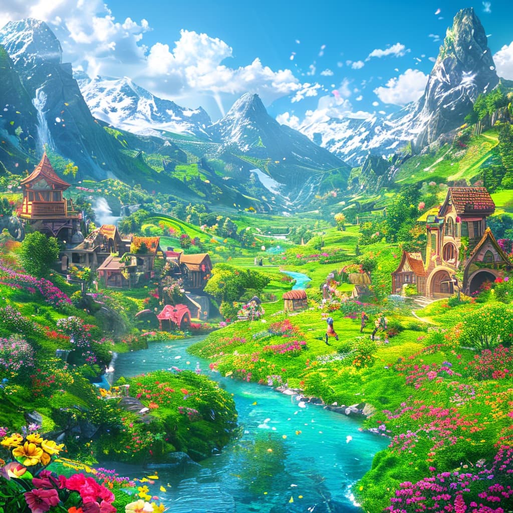 Ninjendolio world illustration