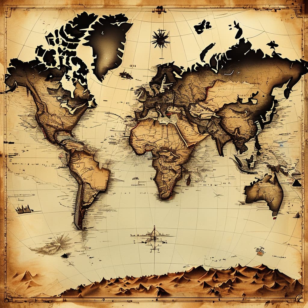 Lizardia world illustration