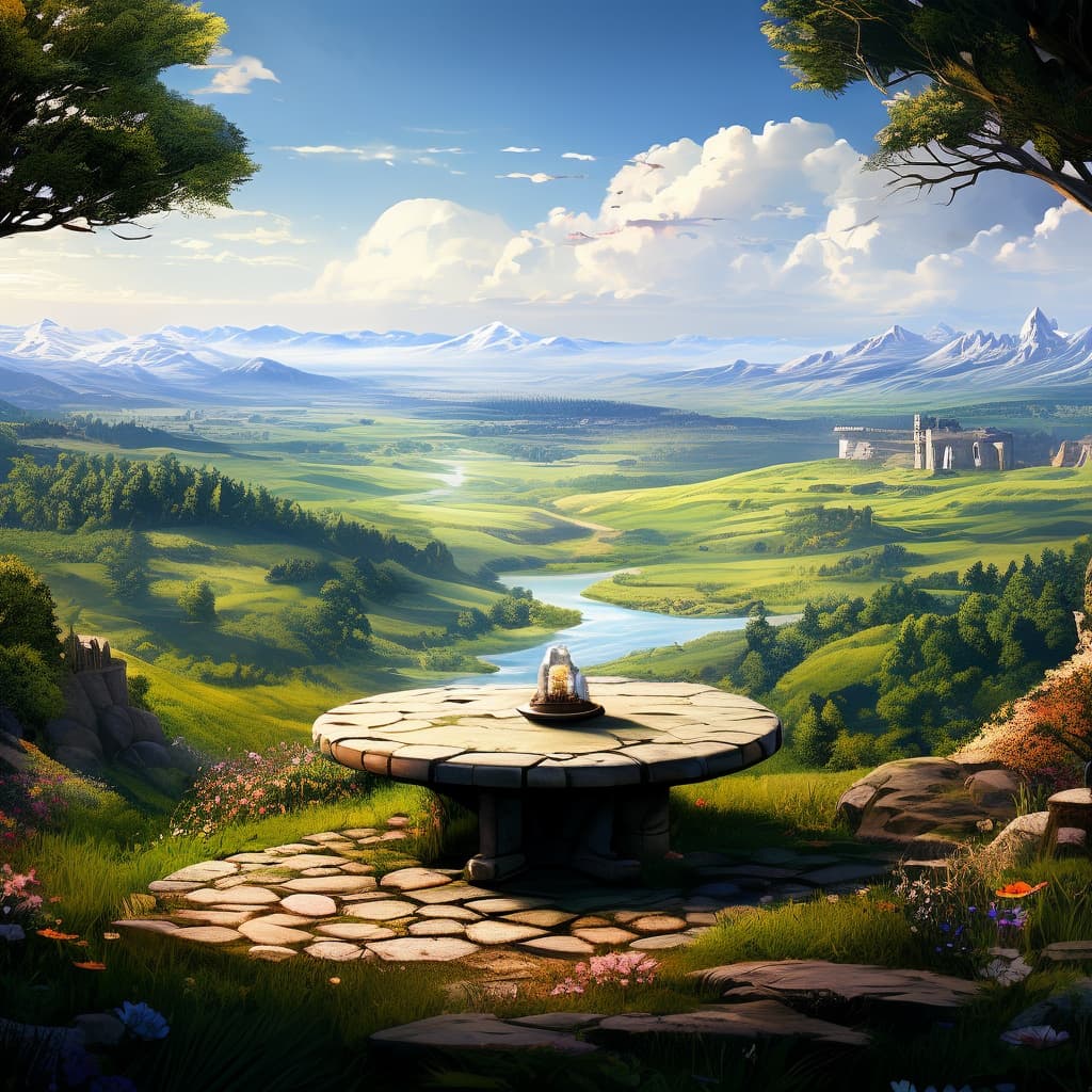 Narnia world illustration