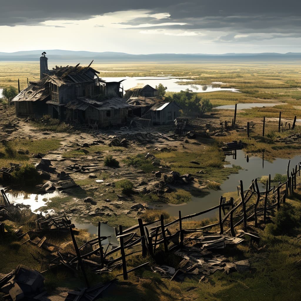 Wetland Echoes world illustration