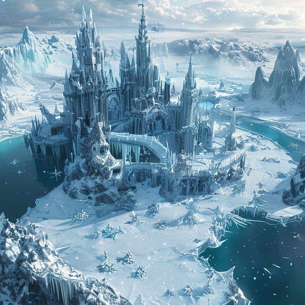 Krampus' Wonderland world illustration