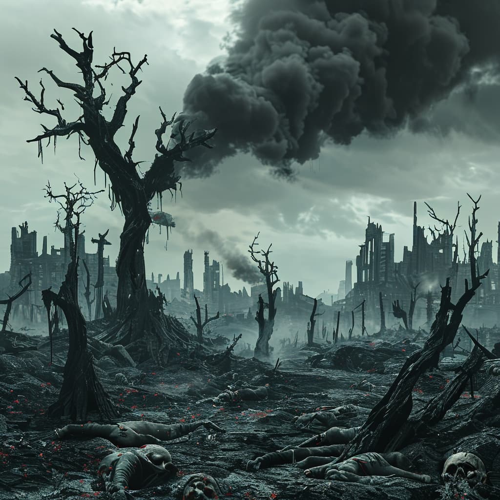 Ebon world illustration