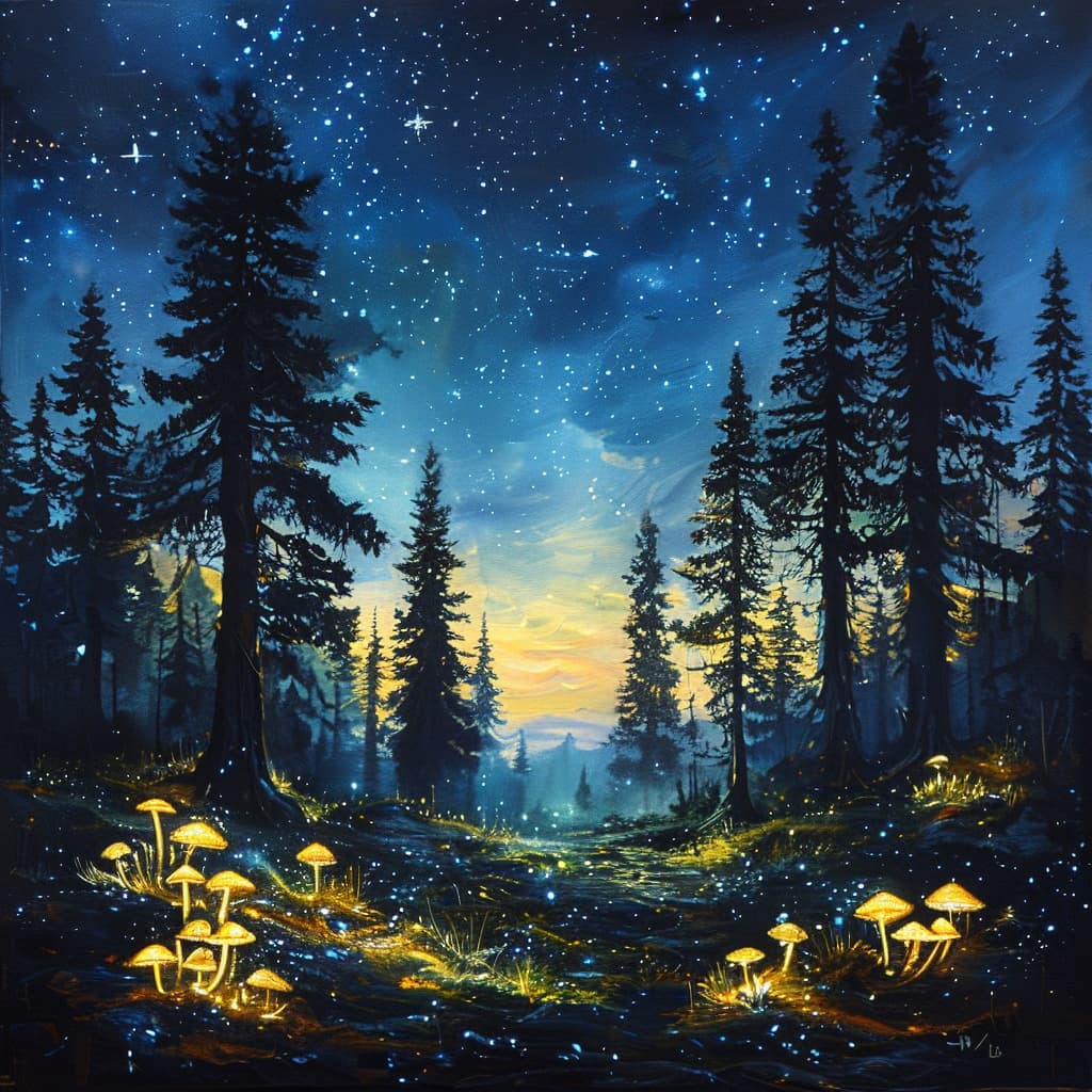 Moonlit Hollow world illustration