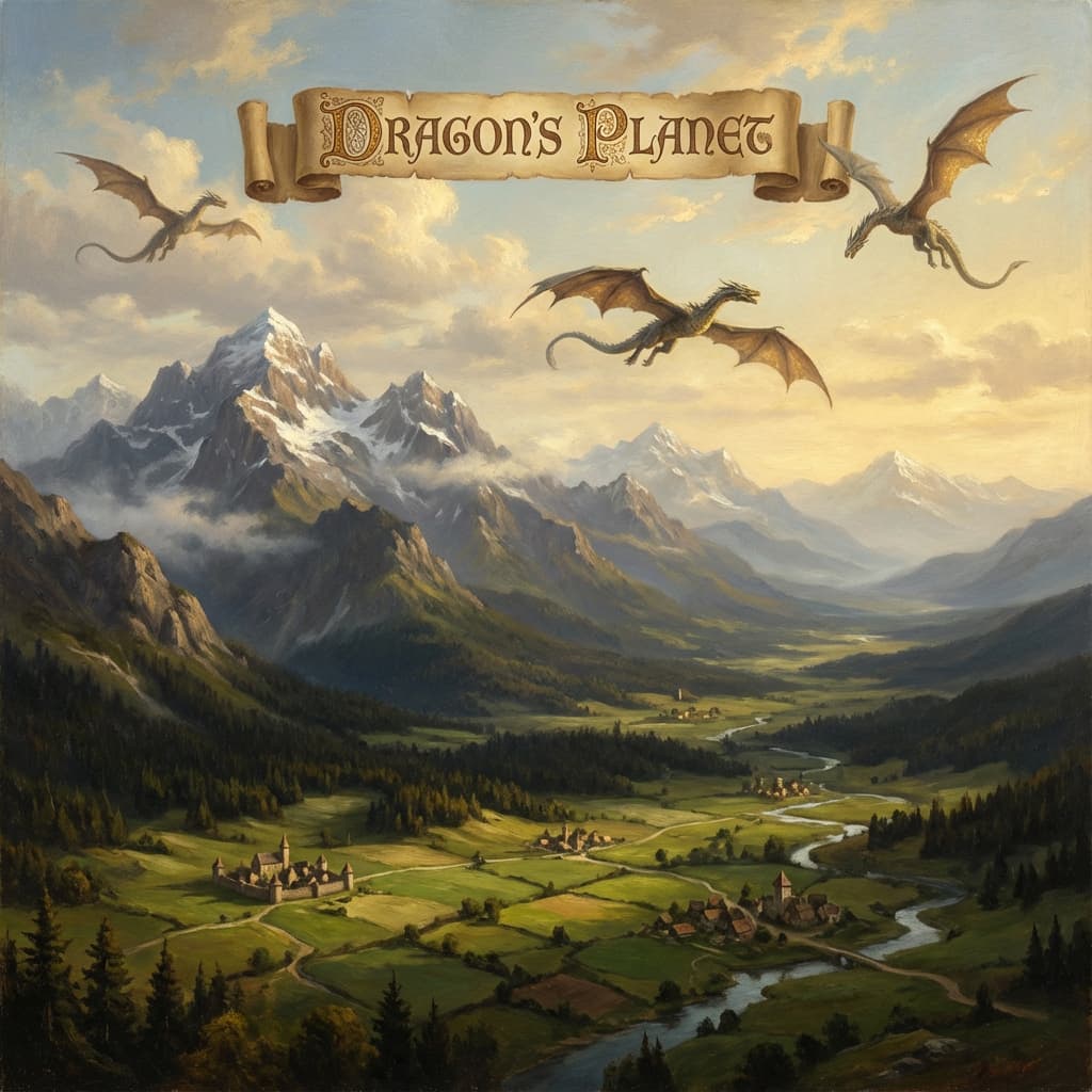 Dragon Planet world illustration