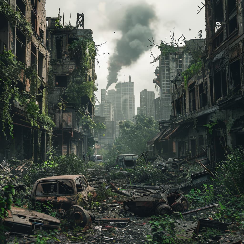 Medieval Zombies world illustration