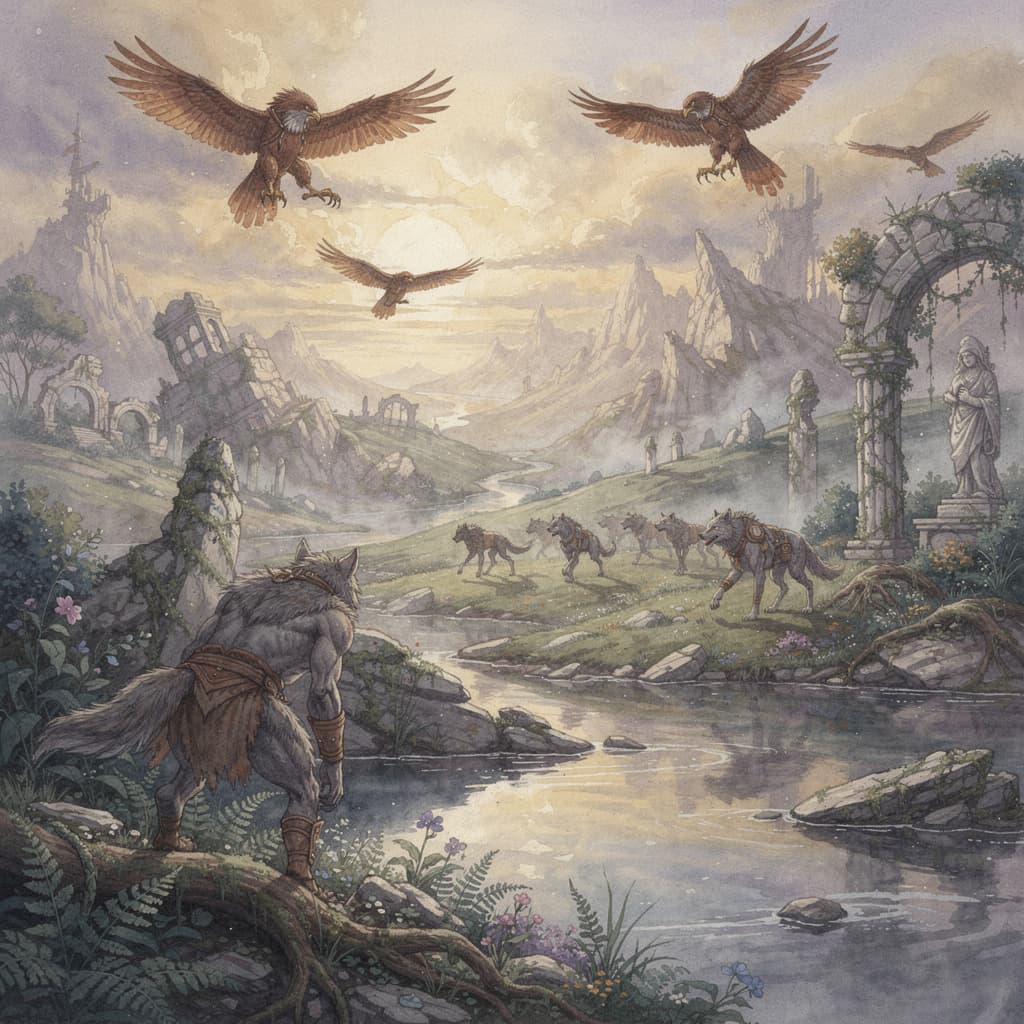 The Primal Scape of Euphoria world illustration
