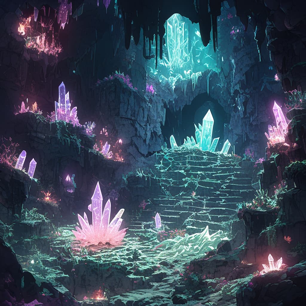 Reincarnated as a Dungeon Monster world illustration