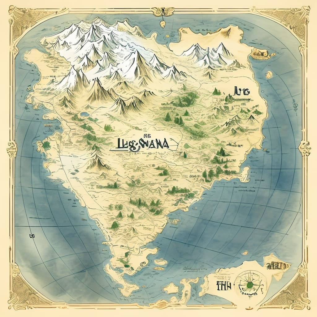 Old Zardia world illustration