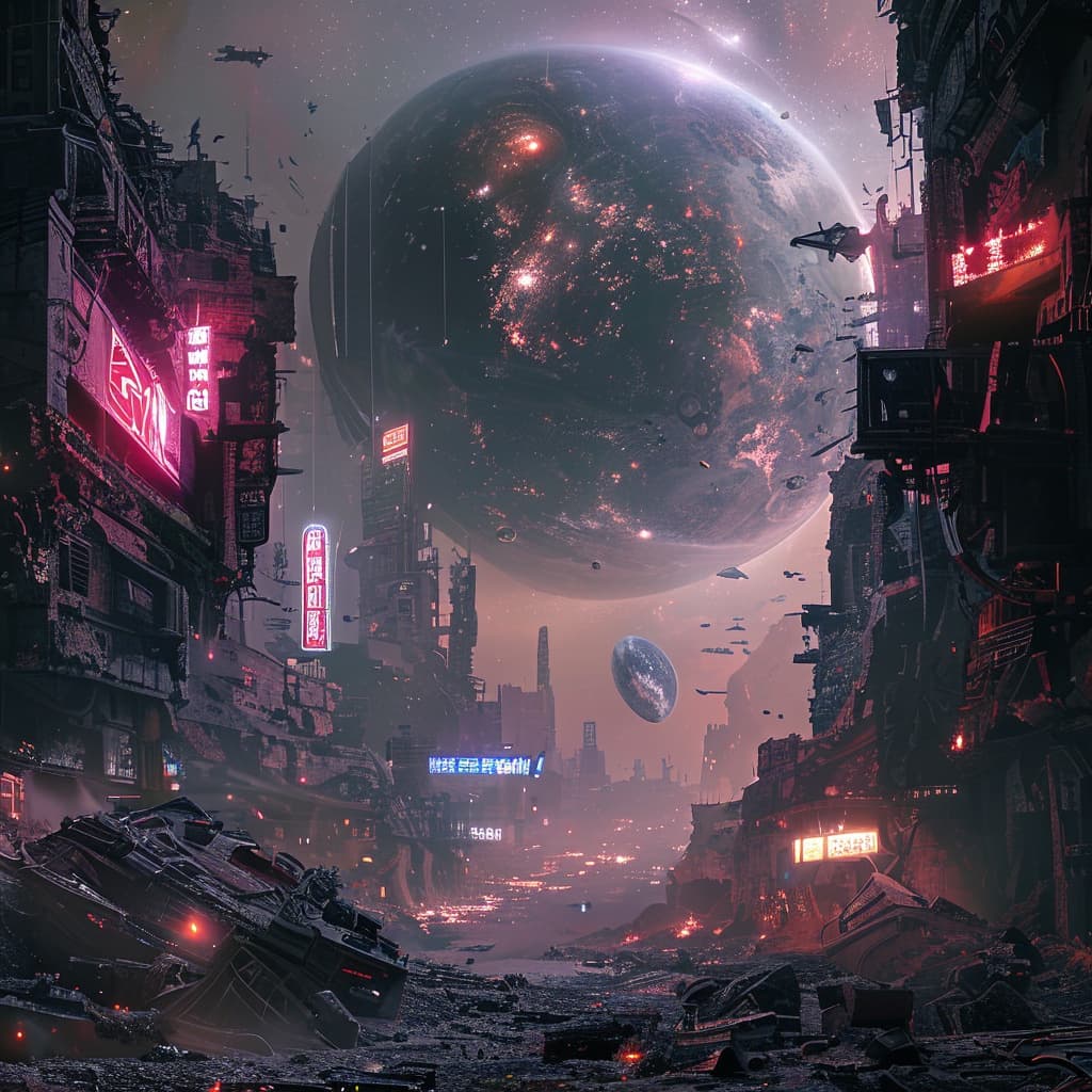 Collapse world illustration