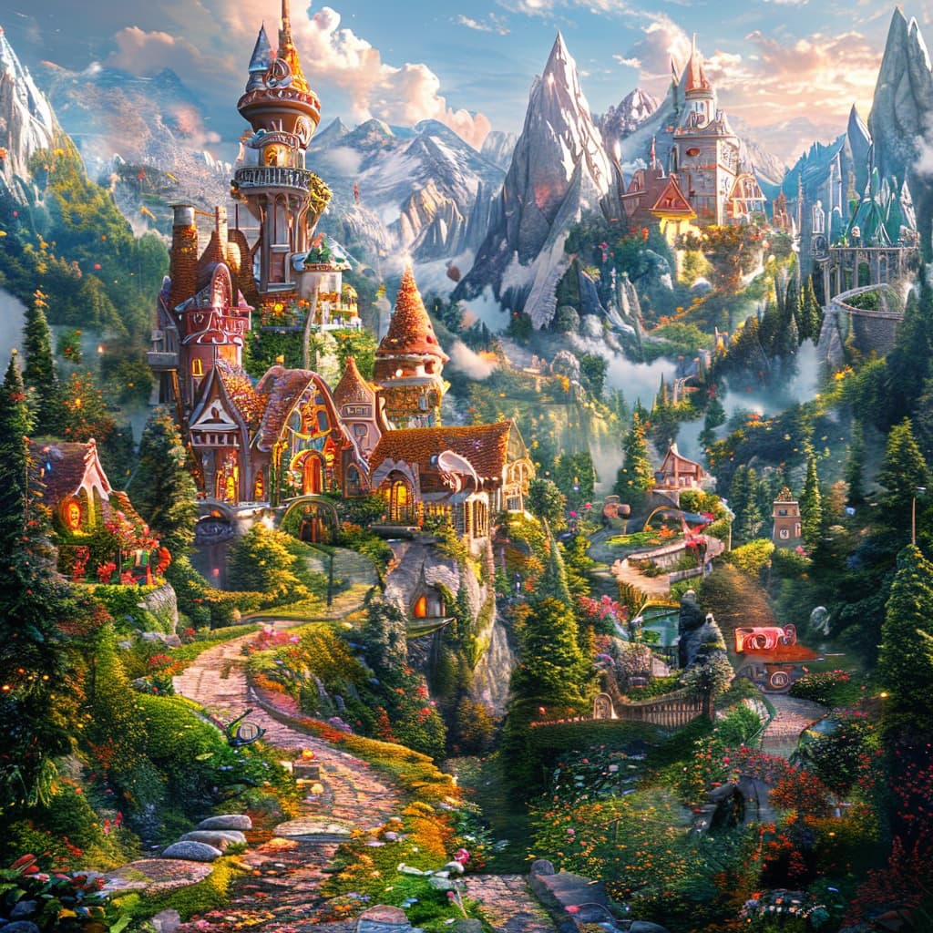 Fairy Tale world illustration