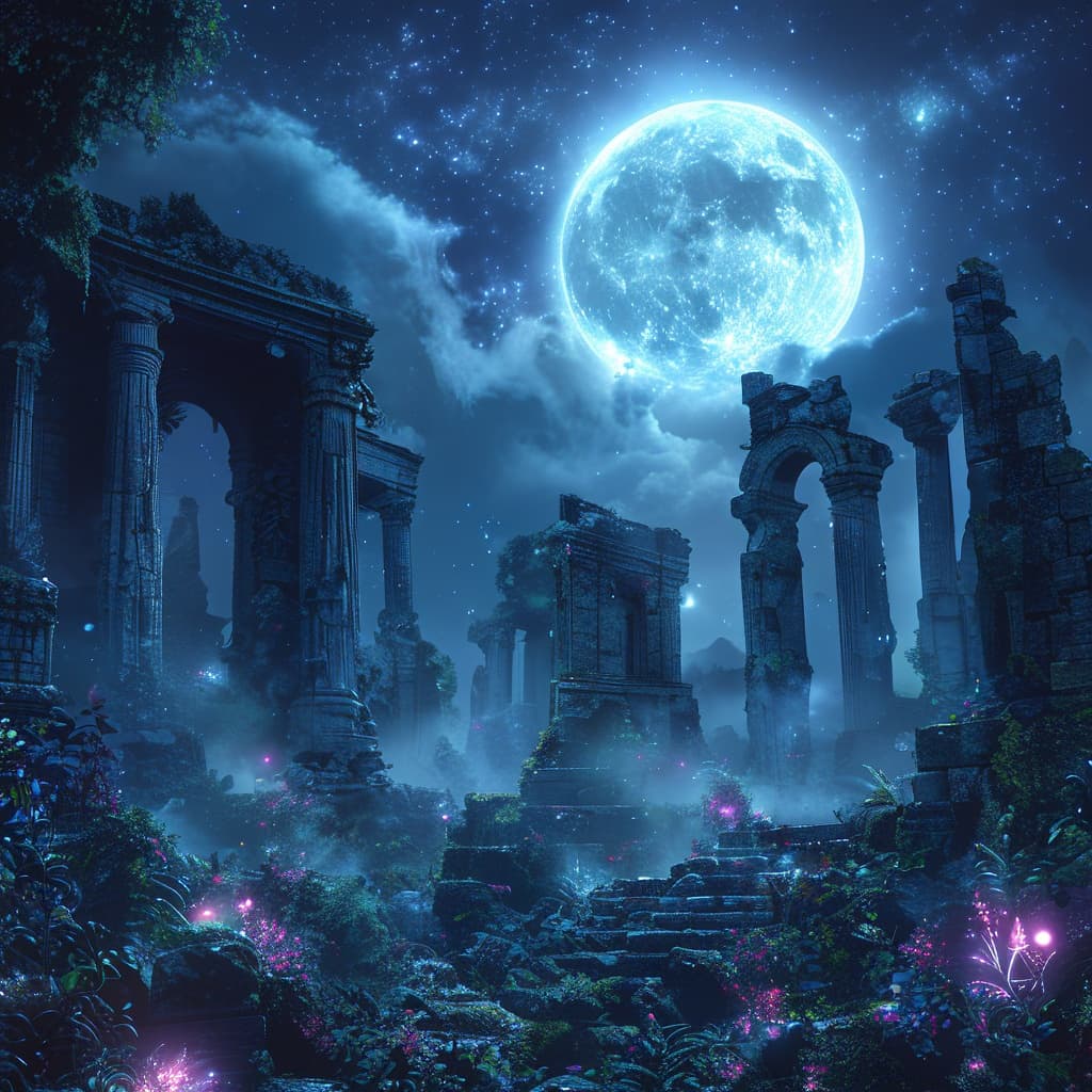 The world of supernaturals world illustration