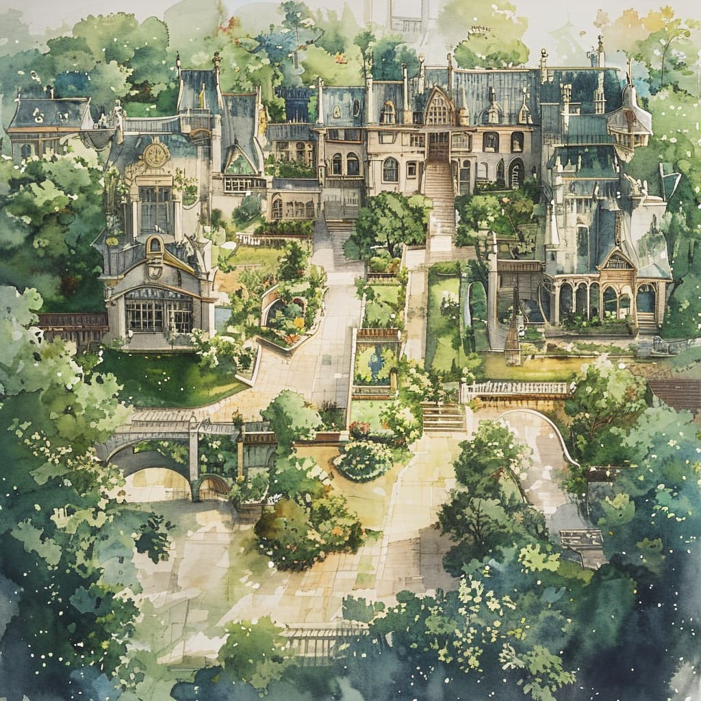 Otome Reincarnation world illustration