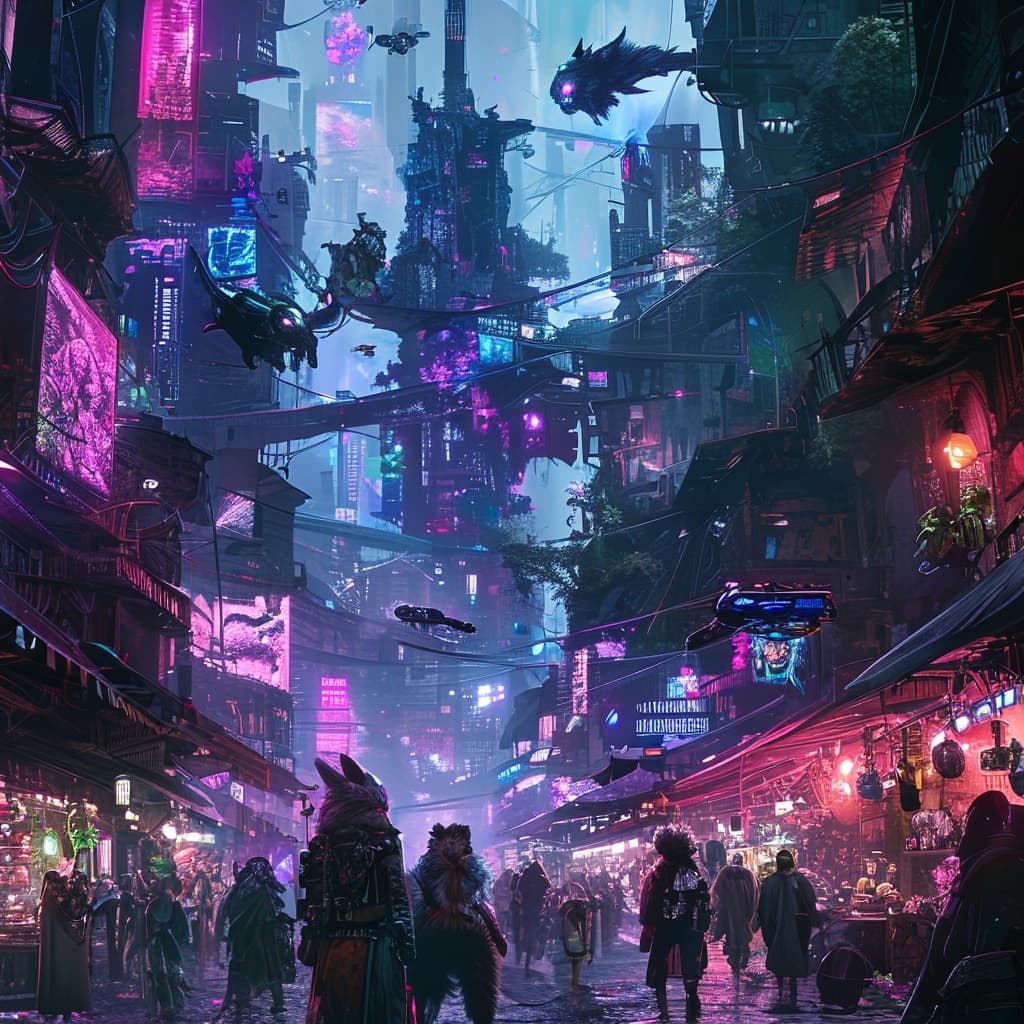 Cyberia world illustration