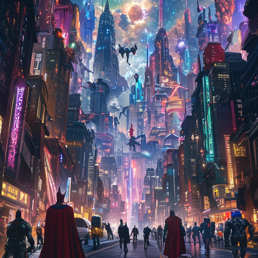 The Merge world illustration