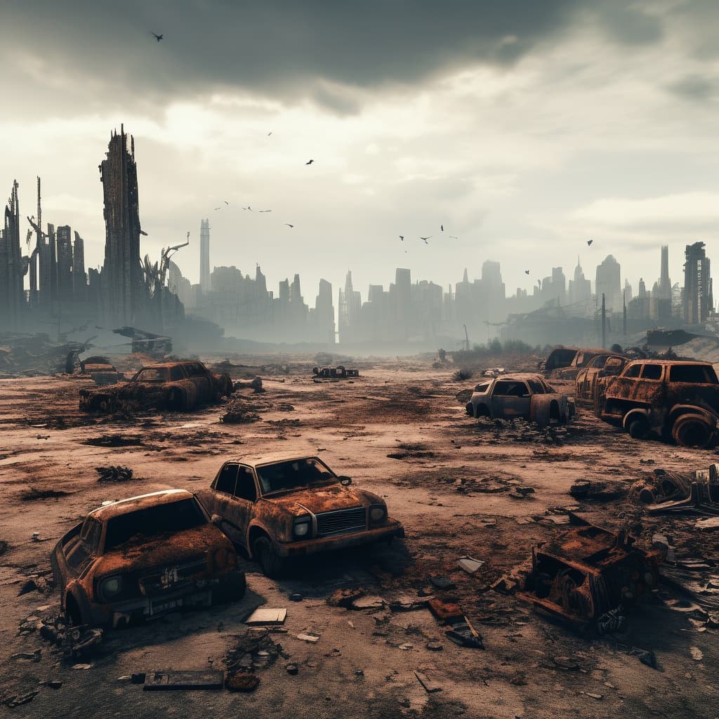 Death and decay world illustration