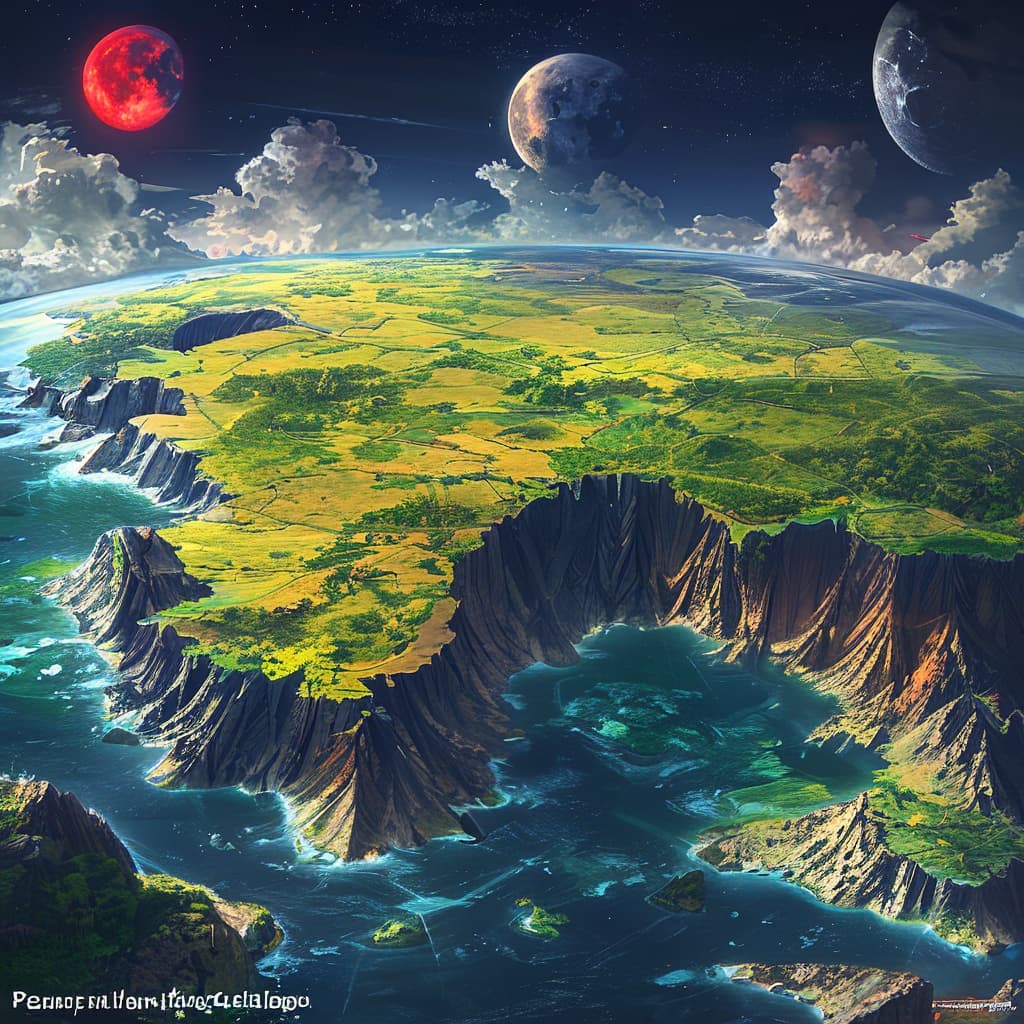 P.E.R.N. world illustration