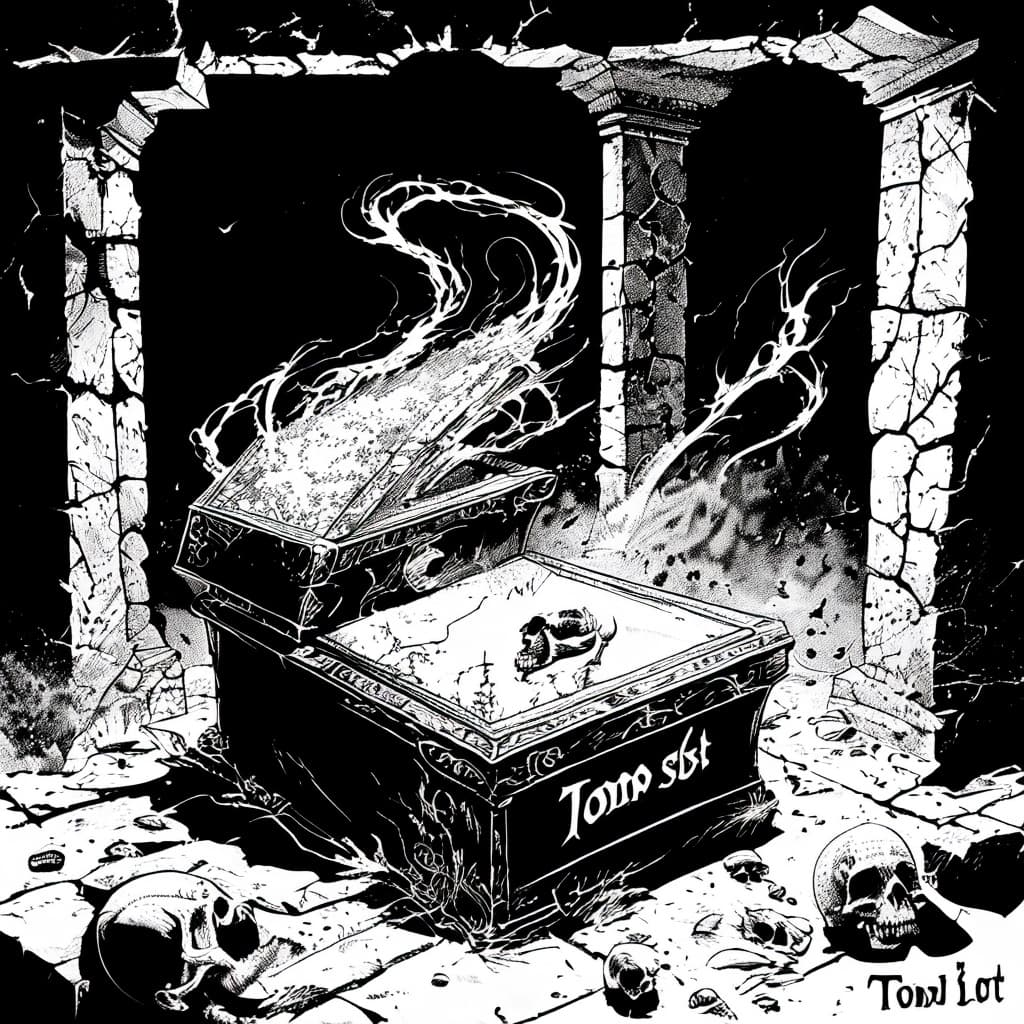TOMB DUST world illustration