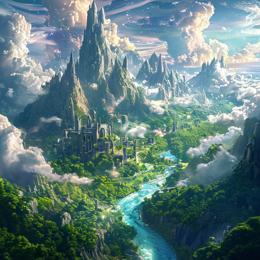 An Adventure in Krystara world illustration