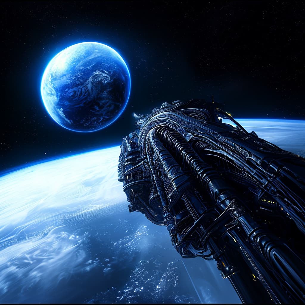 Alien: Dark Vector world illustration