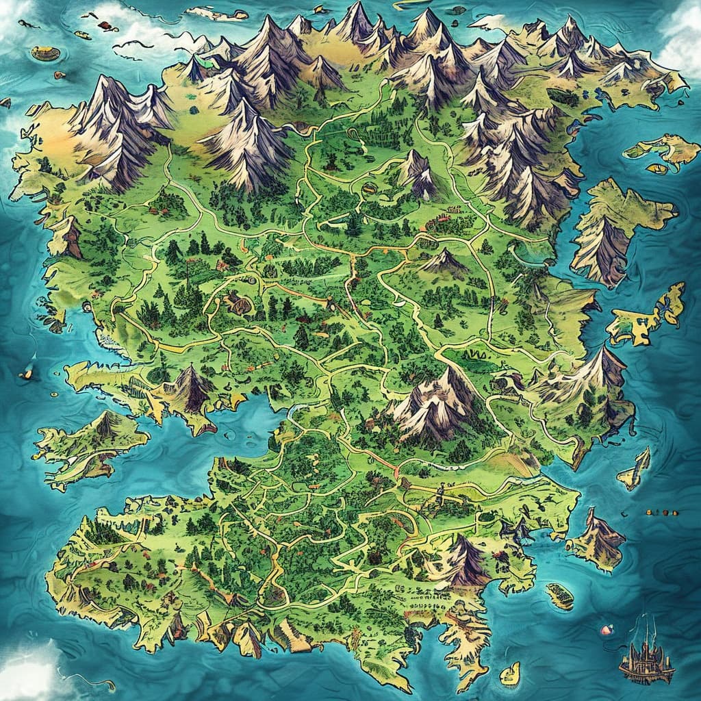 Cilea world illustration