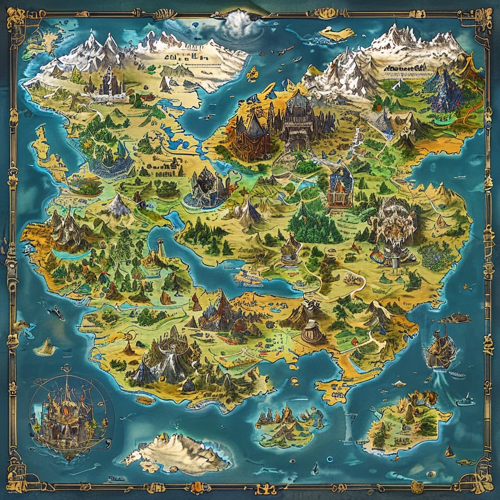 Isekai world illustration