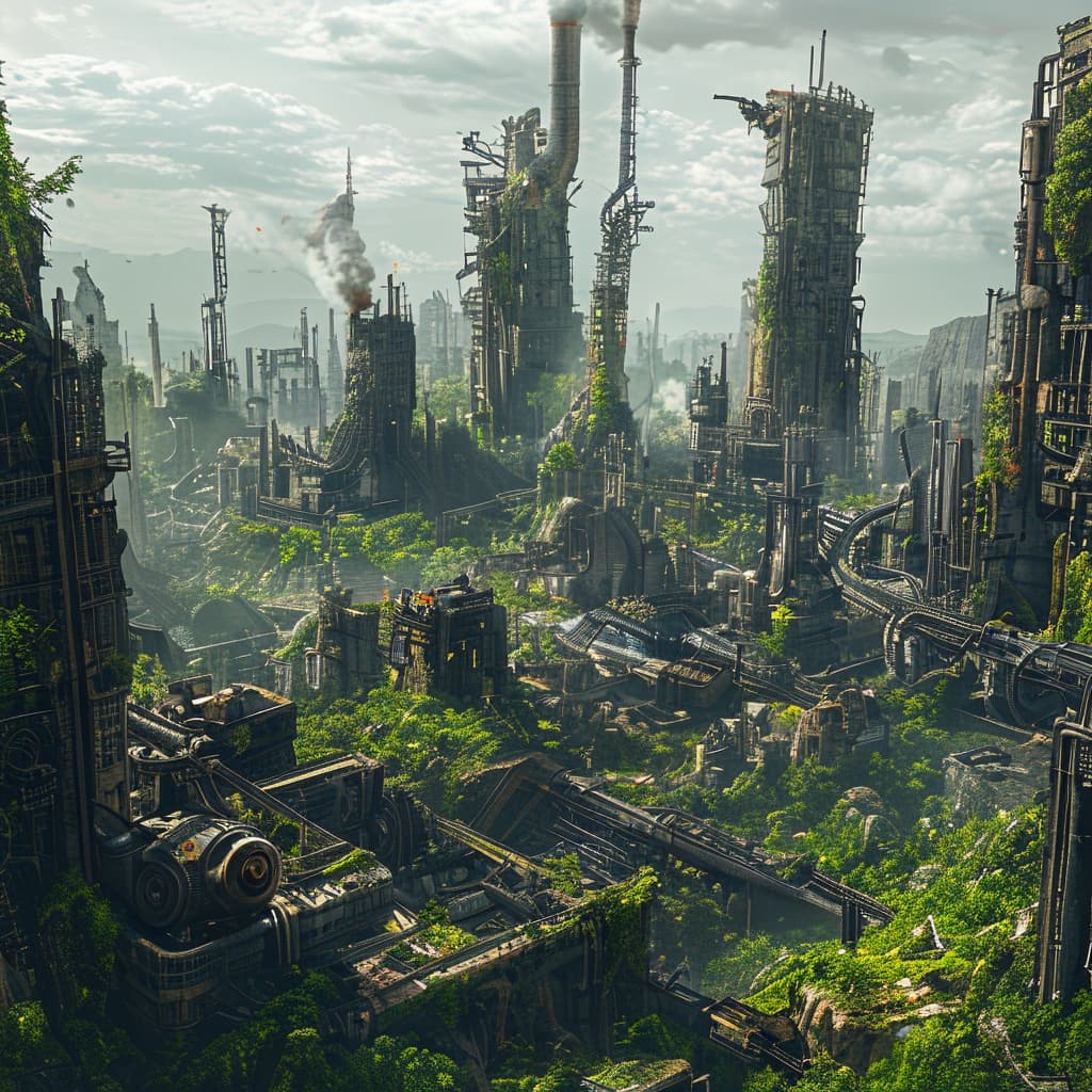 One Millenium on Eaurt world illustration