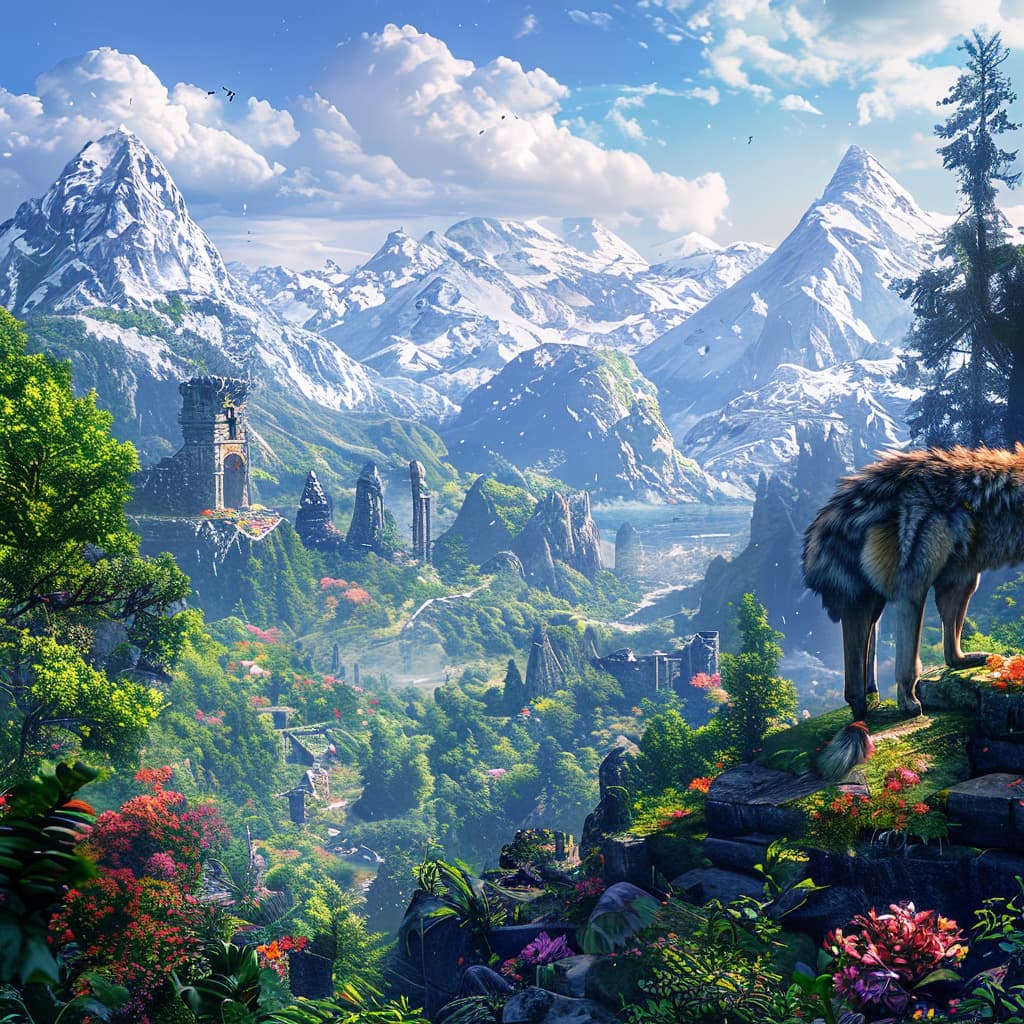 Maha world illustration