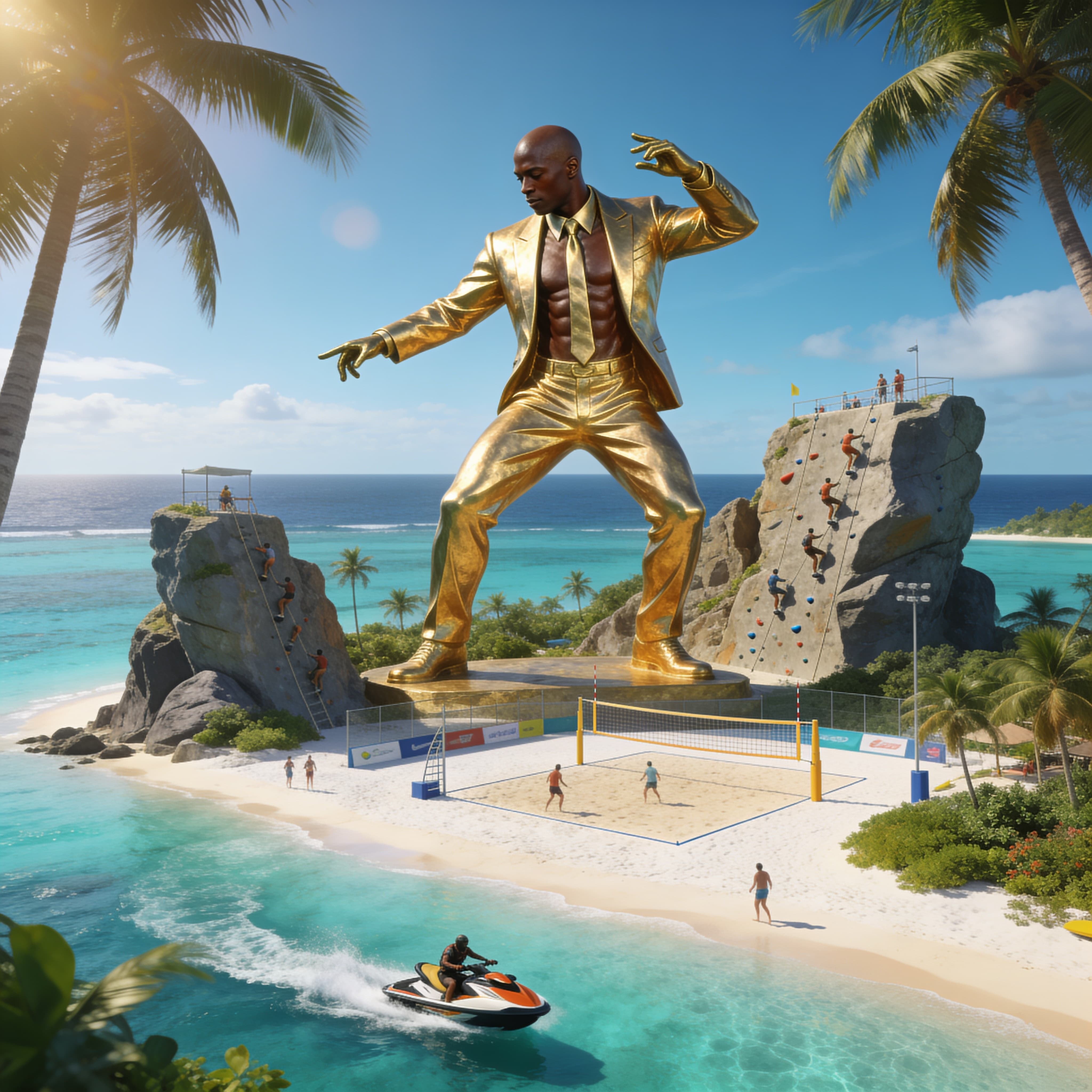 Dead or Alive Xtreme Volleyball world illustration