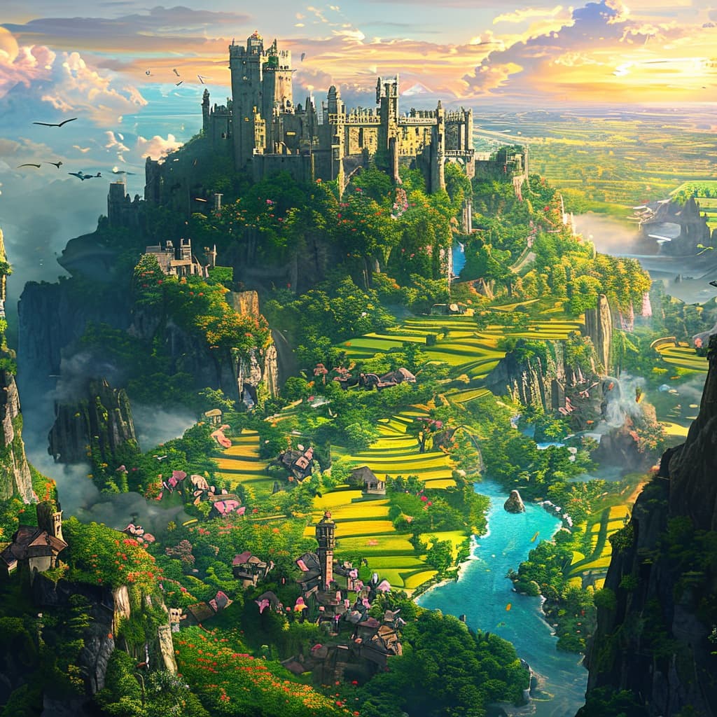Isle of Aurelium world illustration