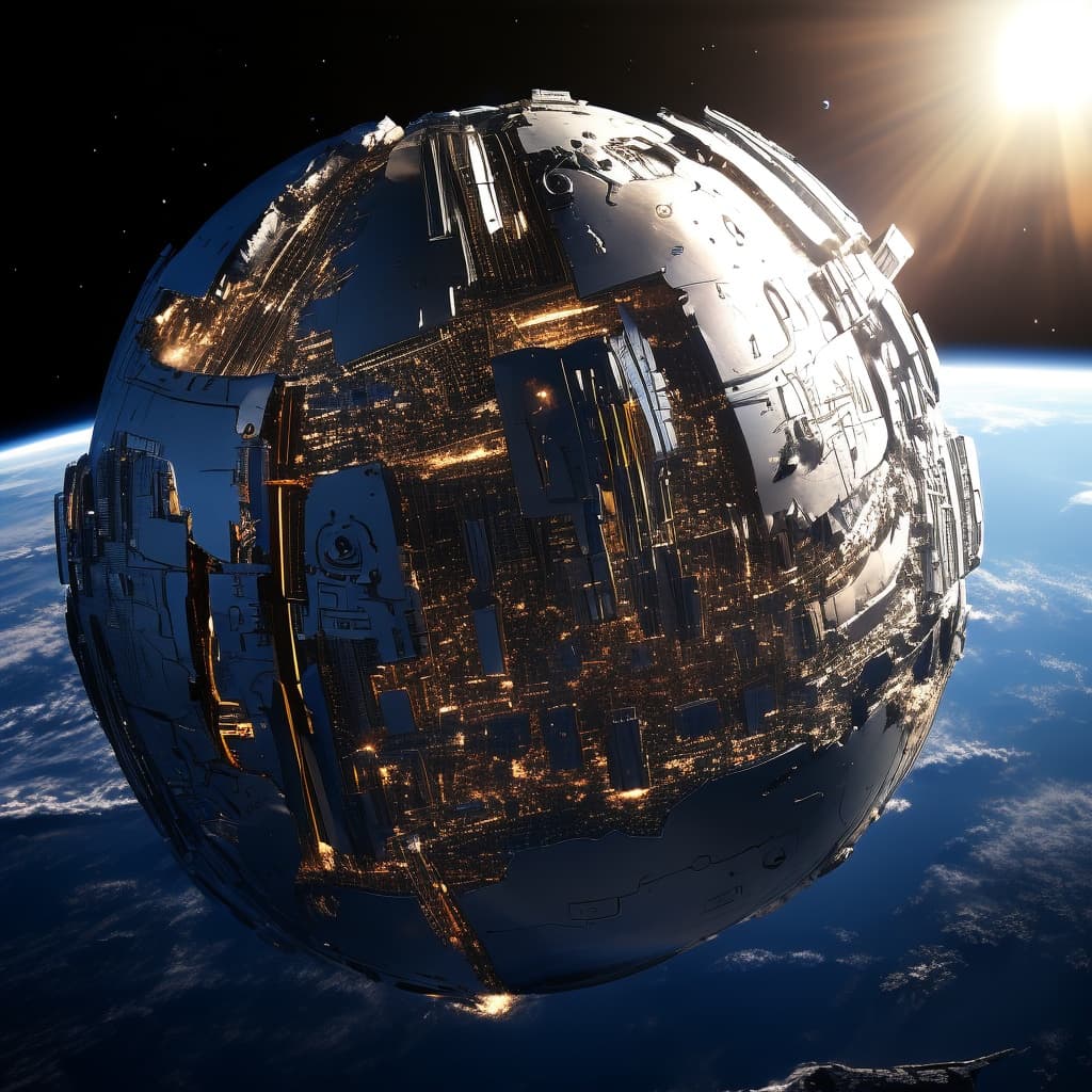 Cybertron world illustration