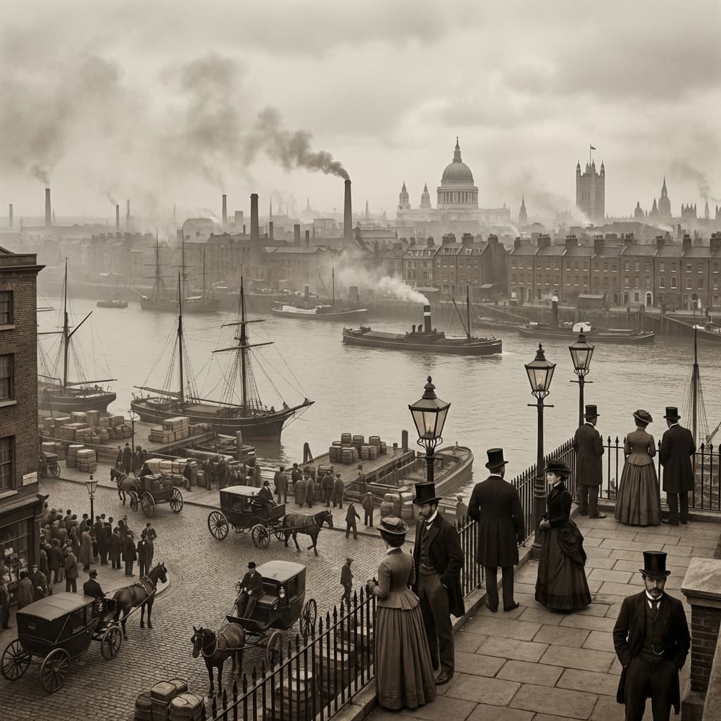 London 1800s world illustration