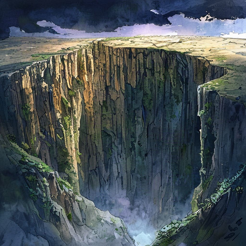 Ruins of Solace - Chaos world illustration