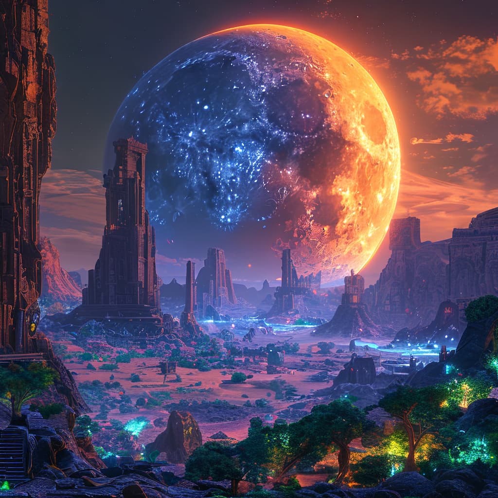 Kro'Lan world illustration
