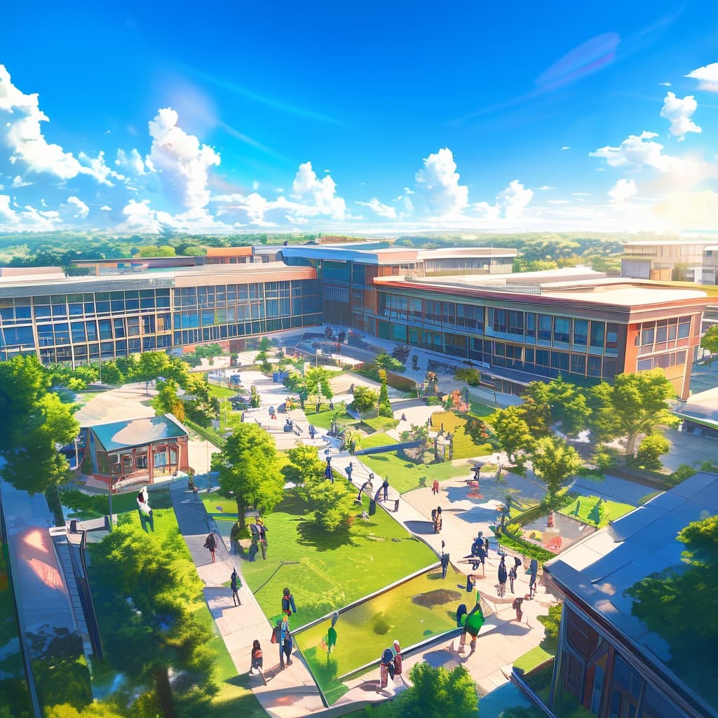 Silverpine high school world illustration