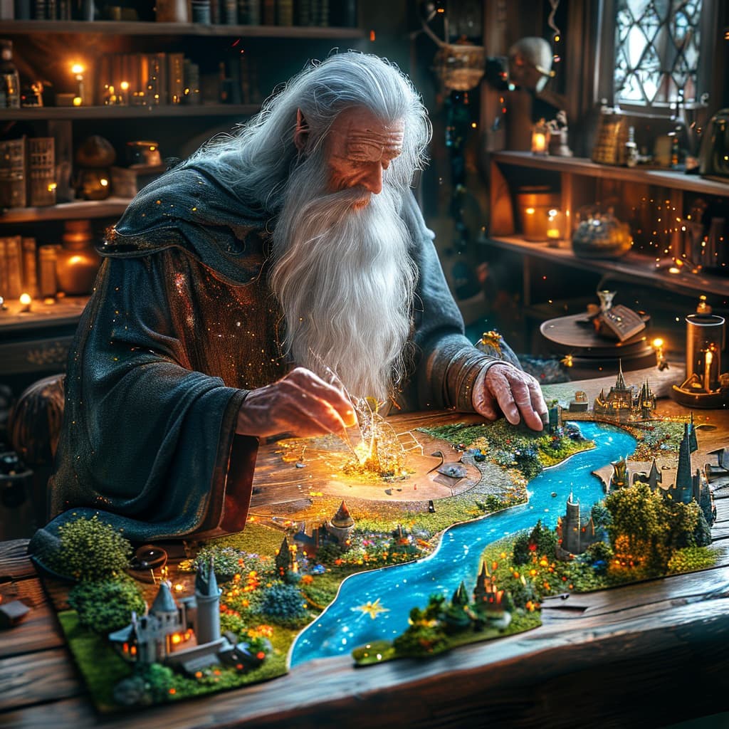 Arcane Fantasy Workshop world illustration
