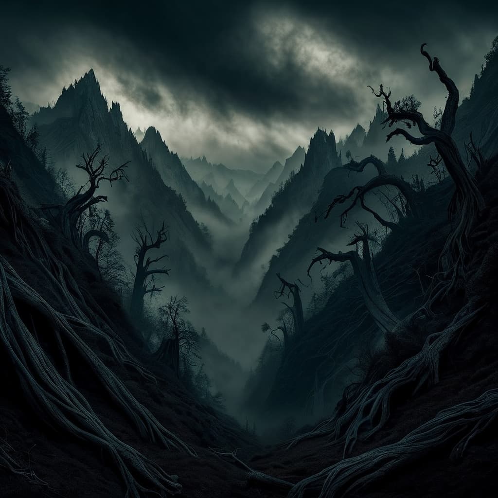 Appalachian Mountains world illustration