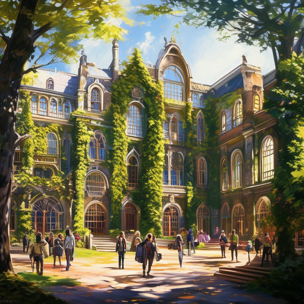 Golden Valley Academy world illustration