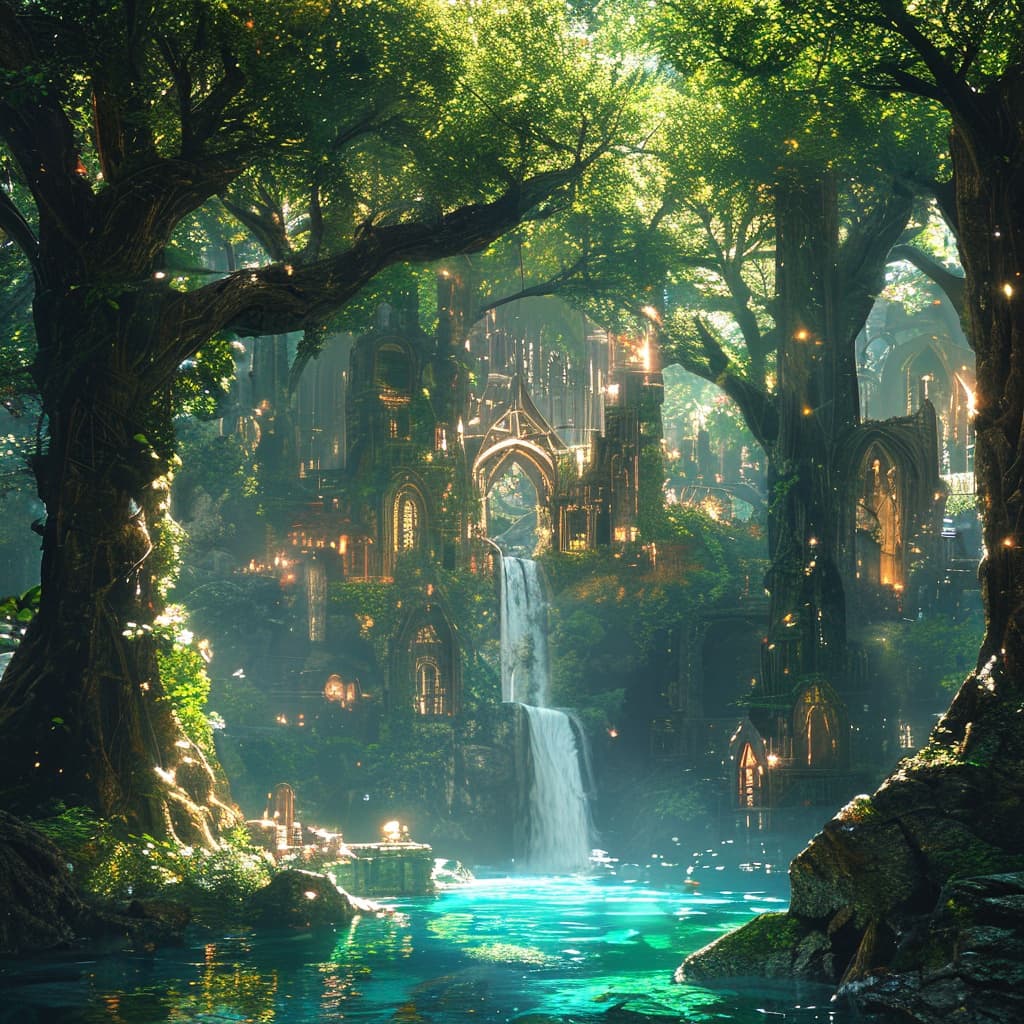 Godlands world illustration