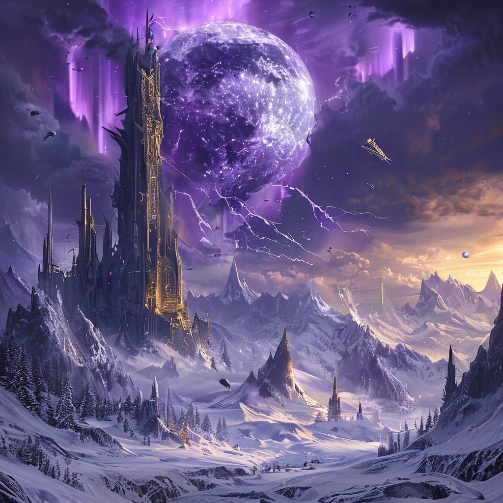 Vesperath: The Shattered Heaven world illustration