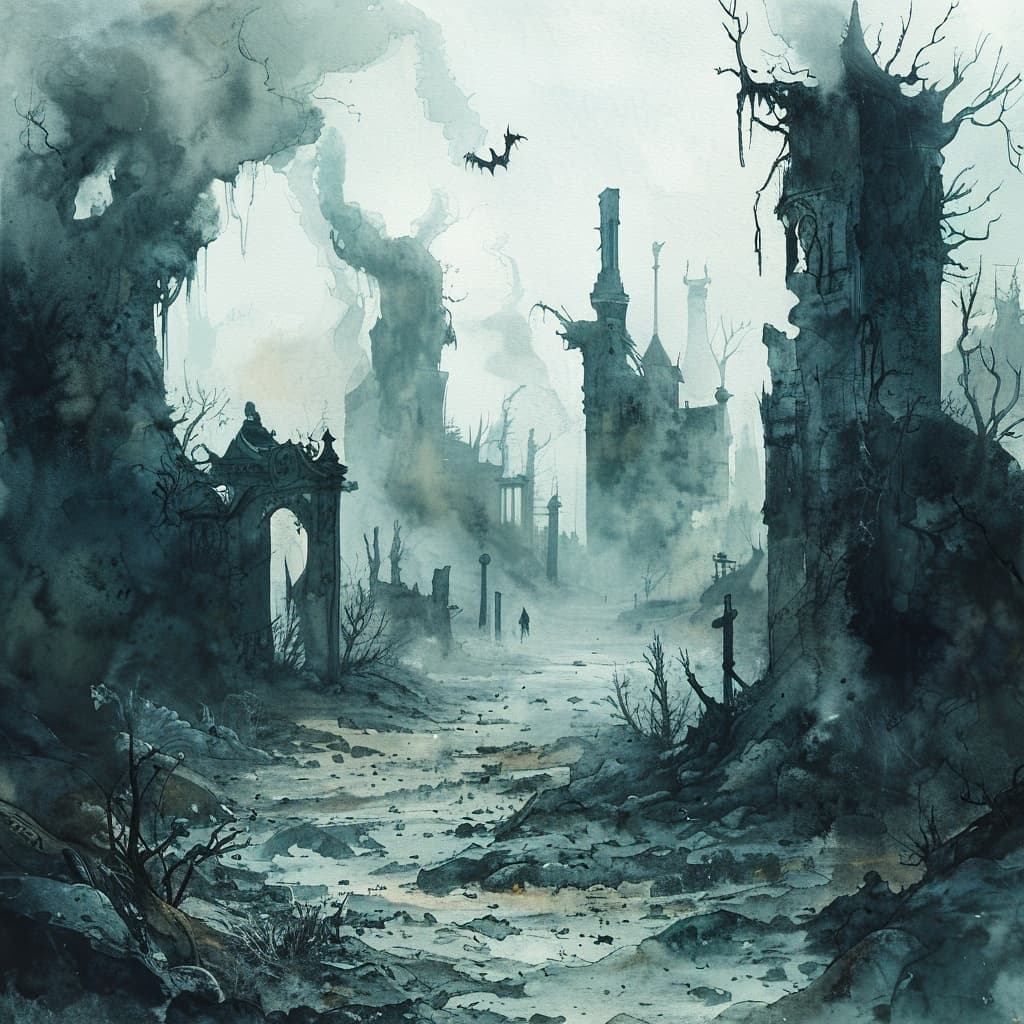 Twisted Remains world illustration