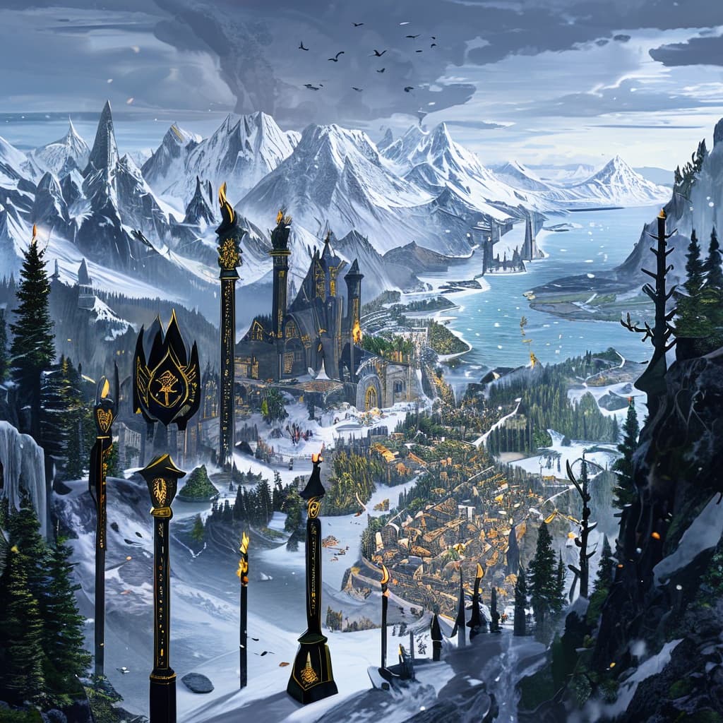 Tearfall world illustration