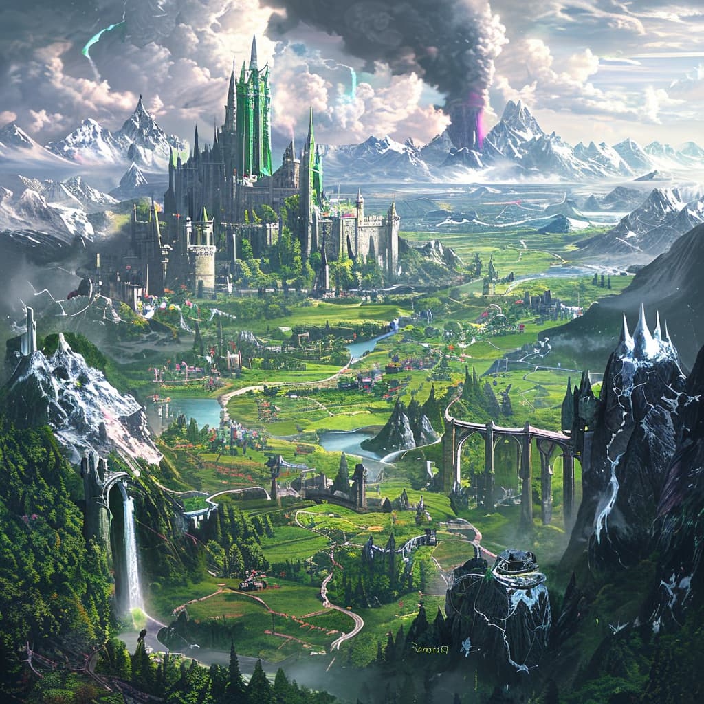 Myrath – The Age of the Three Kin world illustration