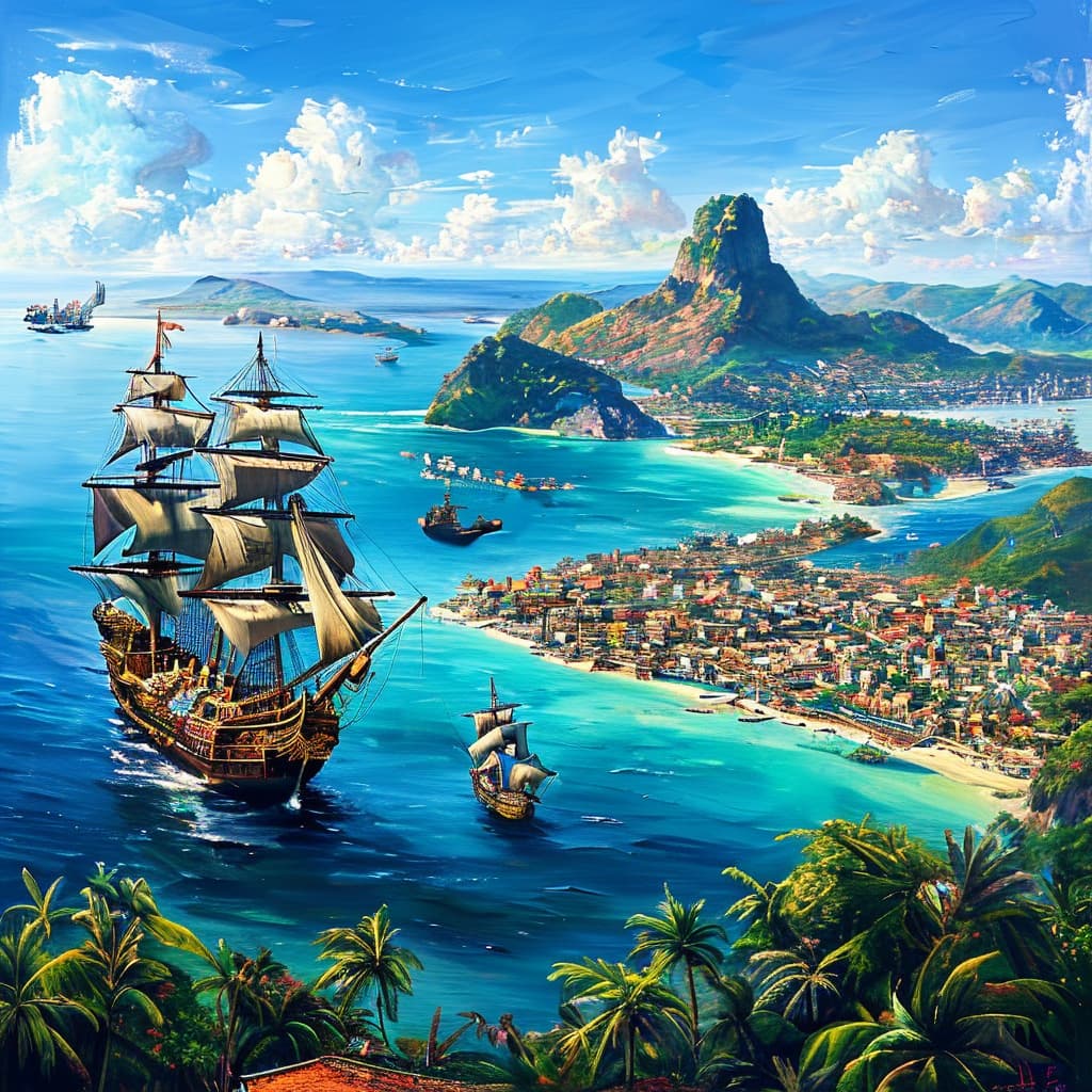 Chances in the Caribbean world illustration