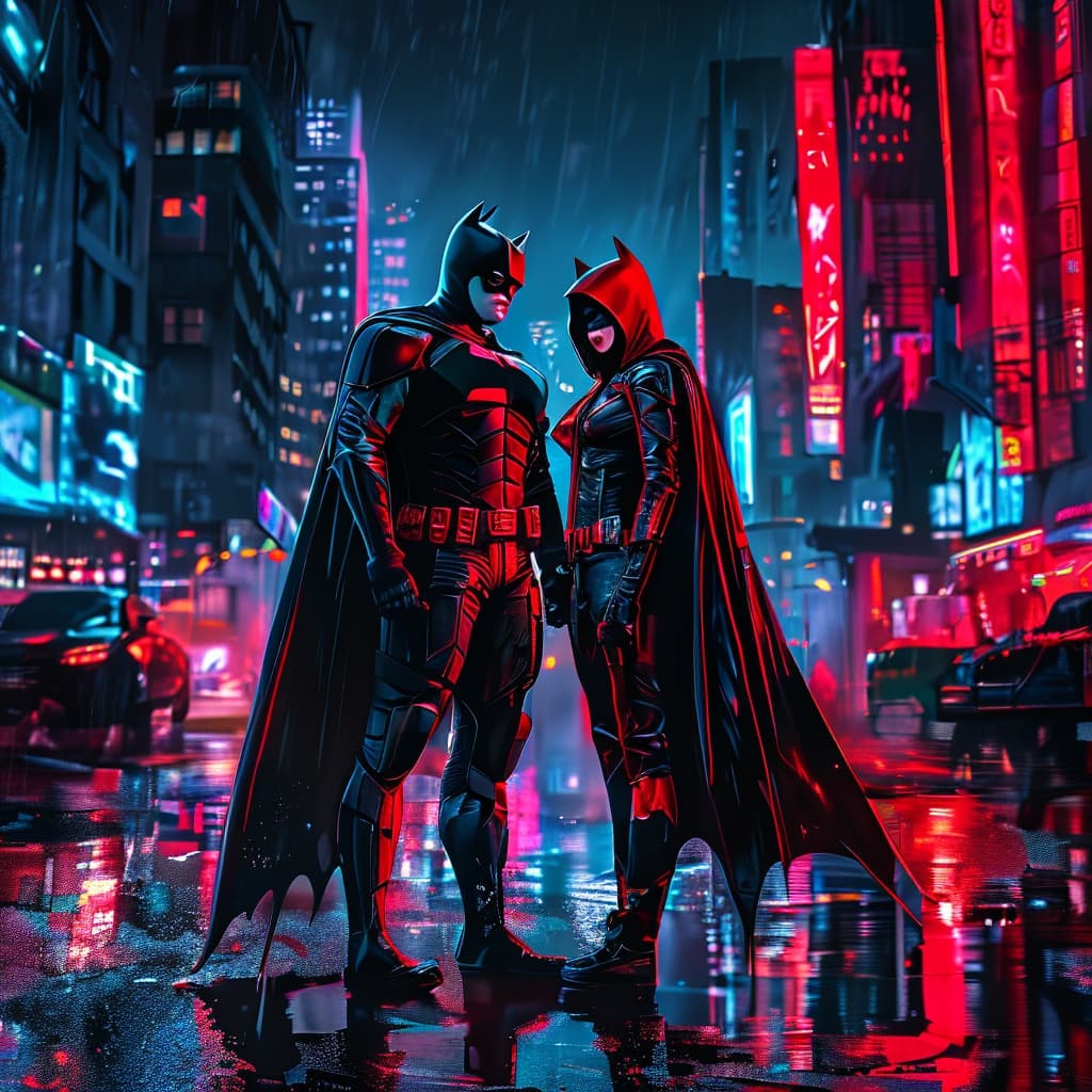 Batfamily Rp world illustration