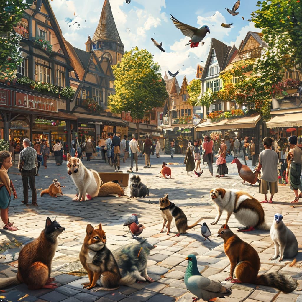 Critterlandia (animals) world illustration